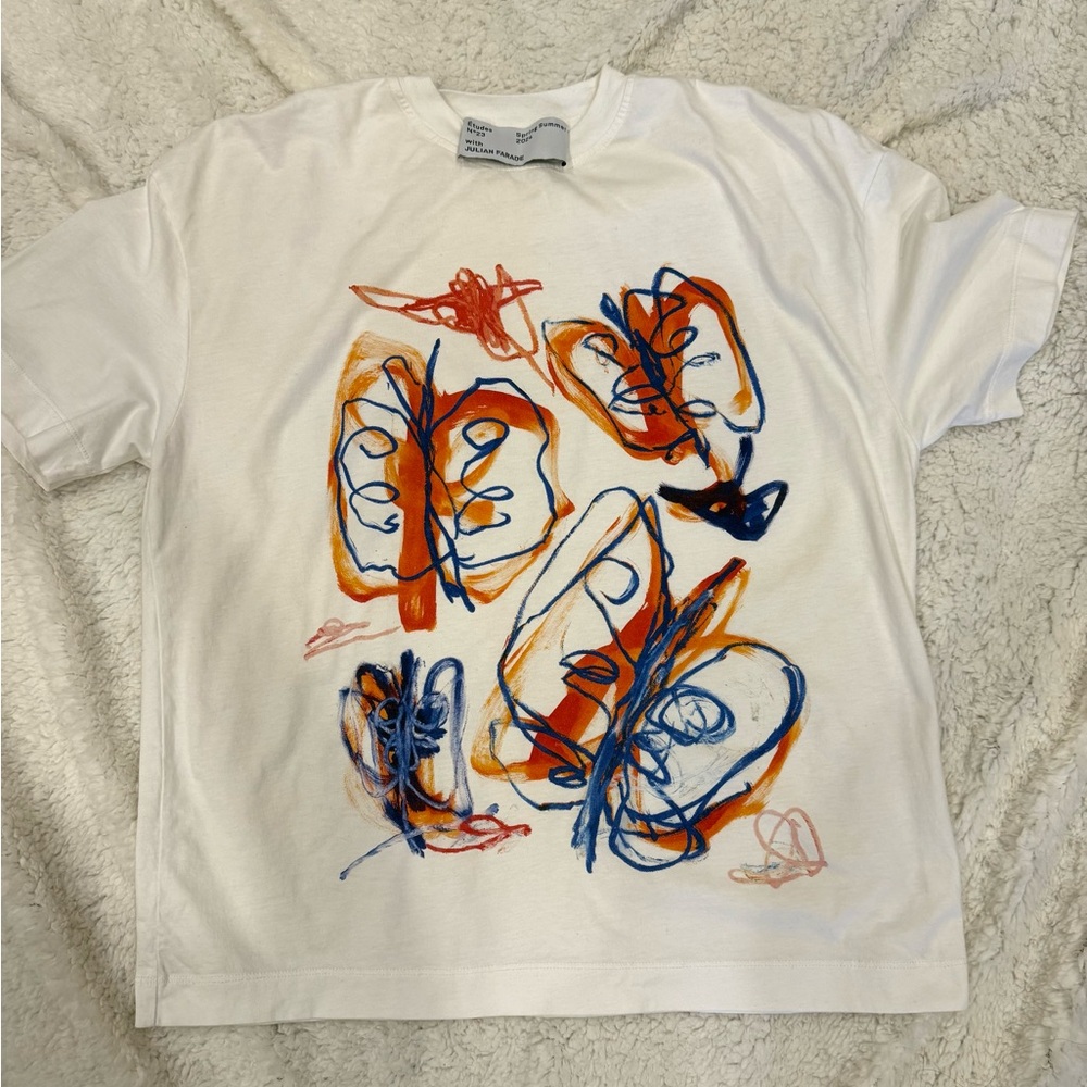 Etudes Graphic White T-Shirt